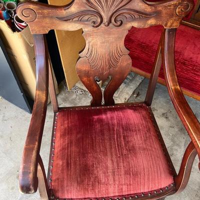 Antique Parlor Chair