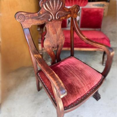 Antique Parlor Chair