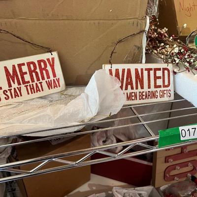Christmas Decor Lot