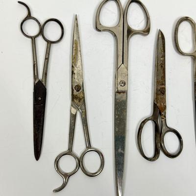 Vintage Scissors Lot Bresnick New York Boker Giv-a-Gift Wiss Brands