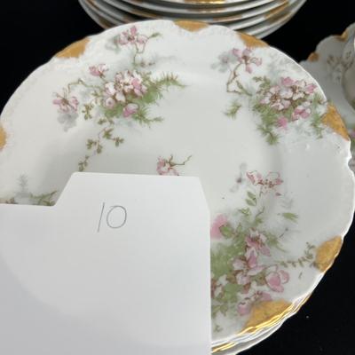 73 Pc. Antique Limoges France China Set - Theodore Haviland