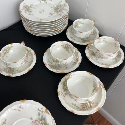73 Pc. Antique Limoges France China Set - Theodore Haviland