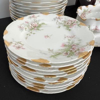 73 Pc. Antique Limoges France China Set - Theodore Haviland