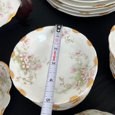 73 Pc. Antique Limoges France China Set - Theodore Haviland
