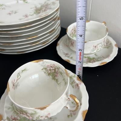 73 Pc. Antique Limoges France China Set - Theodore Haviland