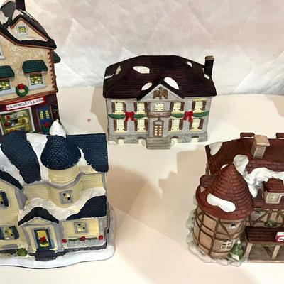 Christmas Buildings Lot