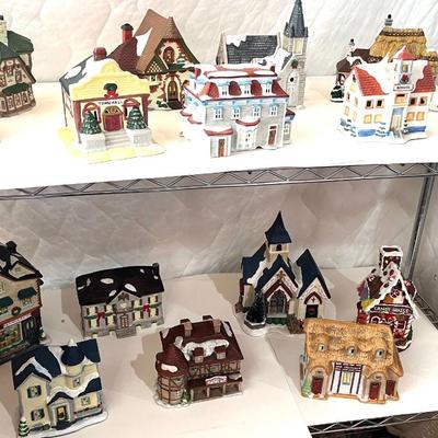 Christmas Buildings Lot