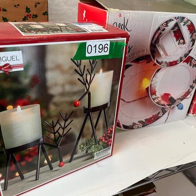 New In Box Christmas Dishes