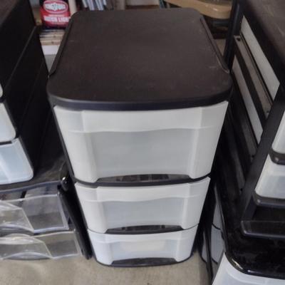 Collection of Plastic Storage Towers (G)