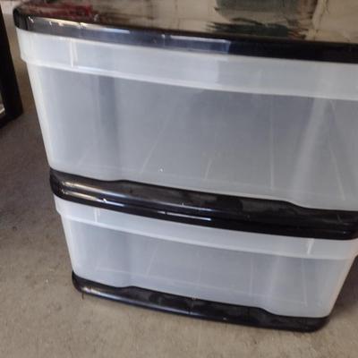 Collection of Plastic Storage Towers (G)