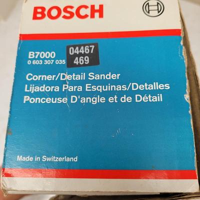 Bosch Corner Sander and Files (G-EL)