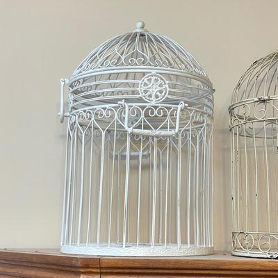 Three Decorative Birdcages (LR-SS)