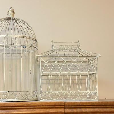Three Decorative Birdcages (LR-SS)