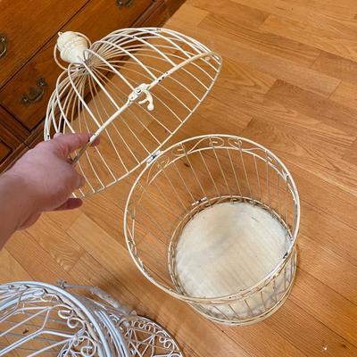 Three Decorative Birdcages (LR-SS)
