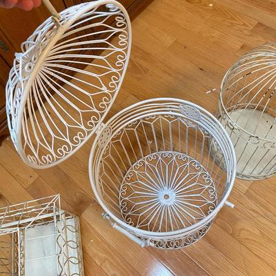 Three Decorative Birdcages (LR-SS)