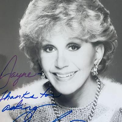Gossip Columnist Rona Barrett signed photo