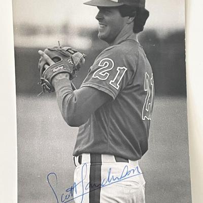 Scott Sanderson signed photo