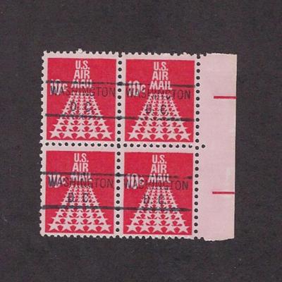 Rare USA Congressional Stamp block C78