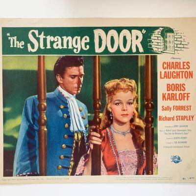 The Strange Door original 1951 vintage lobby card