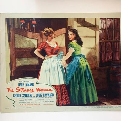 The Strange Woman original 1946 vintage lobby card