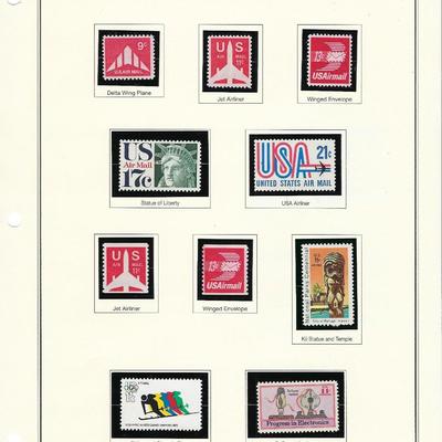 USA 1971-73 Airmails C77 - C86