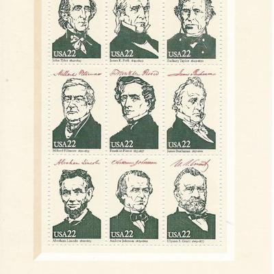 Presidents of the United States: II Souvenir Stamp Sheet