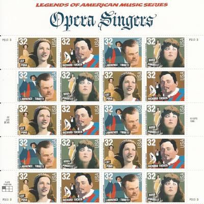 Opera Singers Stamps