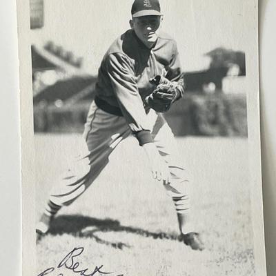 St. Louis Cardinals Ralph Beard signed photo