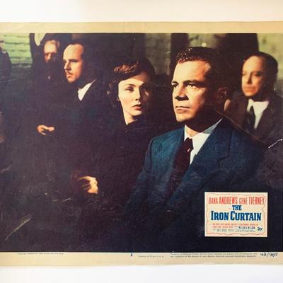The Iron Curtain original 1948 vintage lobby card