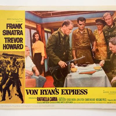 Von Ryan's Express original 1965 vintage lobby card