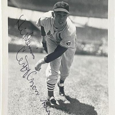 St. Louis Cardinal Cliff Chambers signed photo