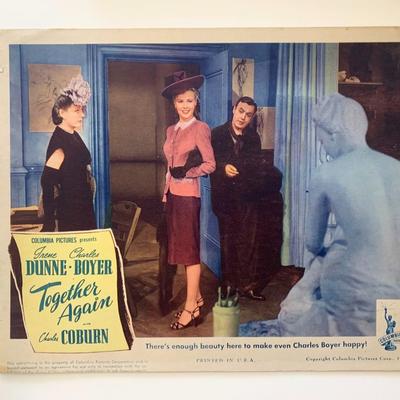 Together Again original 1944 vintage lobby card