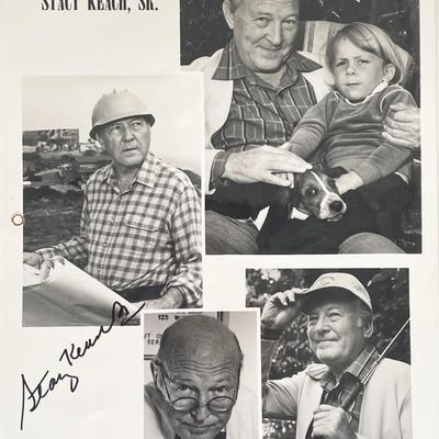 Mike Hammer Stacy Keach Sr. signed photo collage