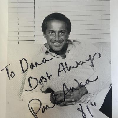Paul Anka signed photo