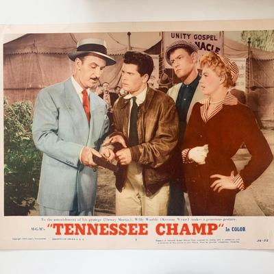 Tennessee Champ 1954 vintage lobby card
