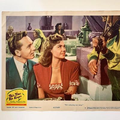 This Time for Keeps original 1947 vintage lobby card