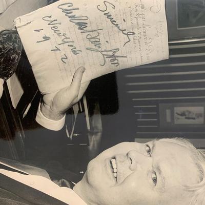 Charles Hamilton signed photo