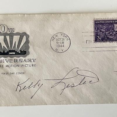 Kelly Lester signed cover