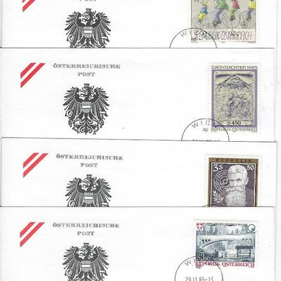 Austria First Day Covers