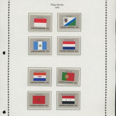 United Nations New York Stamps 1989
