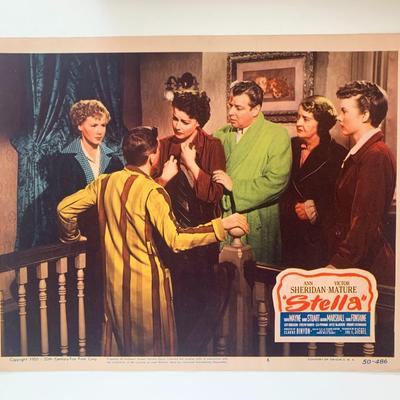Stella original 1950  vintage lobby card