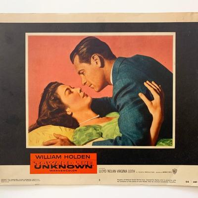 Toward the Unknown original 1956 vintage lobby card