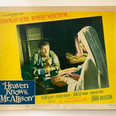 Heaven Knows, Mr. Allison original 1957 vintage lobby card