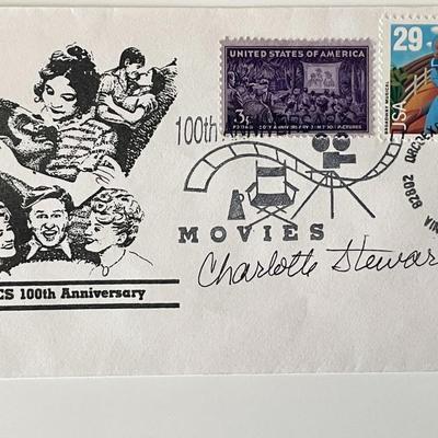 Charlotte Stewart signed cover