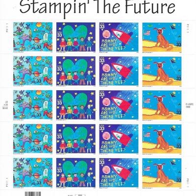 Stampin' The Future USA Stamp Sheet