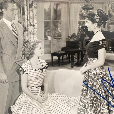 Jane Powell signed photo