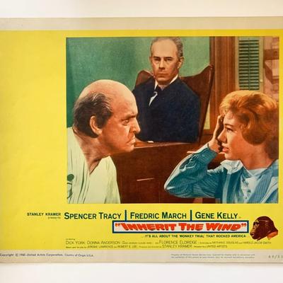 Inherit the Wind 
original 1960 vintage lobby card