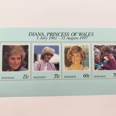 Bahamas Diana Princess of Wales commemorative stamp set