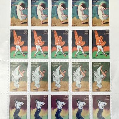 2012 Innovative Choreographers stamp set of 20
