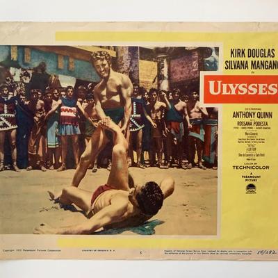 Ulysses original 1955 vintage lobby card
